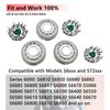 SH60/72 Replacement Head Blades Series 6000 Compatible with Philips Norelco 6000 Replacement Blades,for Series 6000 Electric Shaver Razors S6880/81,S6850/85,S6810/82,With Cleaning Brush