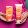 Lume Whole Body Deodorant - Invisible Cream Tube and Solid Stick - 72 Hour Odor Control - Aluminum Free, Baking Soda Free, Skin Safe - 3.0 Ounce Tube and 2.6 Ounce Solid Stick Bundle (Clean Tangerine)