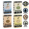 Beessential Natural Bar Soap, 4 Count Variety, with Moisturizing Beeswax, Shea Butter, Olive Oil (Peppermint, Honey & Yogurt, Tea Tree, Lemongrass) - Made in the USA, 5 oz