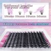 SZYZKJ Eyelash Extension Lash Cluster 3D Effect DIY Cluster Lashes Eyelash Extensions 144pcs D Curl Lashes 12-18mm Mix Wispy Individual Lashes Cluster Eyelash Cluster Lash Extension