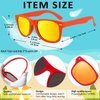 Oleitodh 60 Pcs Kids Sunglasses Bulk Party Favors,Neon Party Sunglasses for Boys Girls, Summer Pool Beach Party Favors Supplies,Gift for Birthday Party and Outdoor Activity Age 3-8