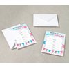 Lillian Rose 8-Piece Baby Gender Reveal Invitations, Pink/Blue/White, 5" x 7"