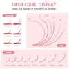 NATUHANA Round Eyelash Extensions 0.15mm C Curl Russian Single Lash 8-15mm Mixed Tray Professional Lash Supplies,Classic Individual Lash Extensions 16Rows/Case Matte Black (black;0.15 C, 8-15 MIX)