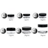 Beauticom 15 gram/15ml Empty Clear Small Round Travel Container Jars with Lids for Make Up Powders, Eyeshadow Pigments, Lotions, Creams, Lip Balm, Lip Gloss, Samples (6 Pieces, Clear Lid)