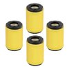 4 Pack Air Filter 591334 796031 Lawn Mower Air Filters Compatible with Briggs and Stratton 594201 797704 Replacement Air Filter, Plus Foam Pre-Cleaners