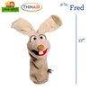 Living Puppets - Fred The 17-Inch Rabbit, Plush Hand Puppet for Boys and Girls