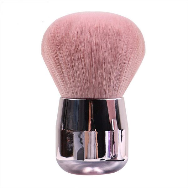 Dual Use Pink Soft Cosmetic Powder Makeup Face Foundation Brush Nail Dust Cleaning Brush for Acrylic Dipping Powder UV Gel Remover Cleaner Brushes Pack of 1, HJ-NB107