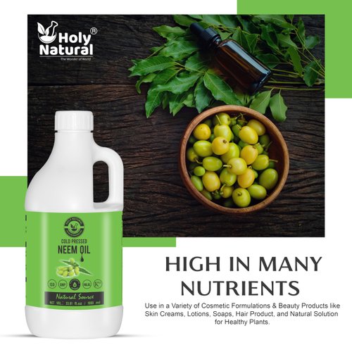 Neem Oil (33.81 fl oz) Pure & Natural, Virgin Cold Pressed Neem oil, Good for dry skin to moisturize, Dandruff free hair,Ideal for Indoor&Outdoor Plant for Green Garden