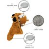 No Stuffing Durable Dog Toys Crinkle Squeaky Dog Toys for Aggressive Chewers Puppy Tough Dog Toys Interactive Dog Stuffed Animals Durable Dog Toys Tug of War Dog Toy -2pack