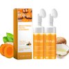 2 Pcs Turmeric Facial Cleanser, Turmeric Facial Wash, Turmeric Foaming Cleanser for All Skin