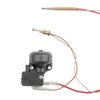 Timsec Outdoor Patio Heater Thermocouple Sensor and Tip Over Switch, with M8 x 1 End Connection Nuts, M6 x 0.75 Thermocouple Head Thread and 2 Screw Nuts, 16.2" Length Wire and 0.25'' Flat Terminal