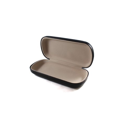 Glasses Case Medium in Black, Hard Shell Protects & Stores Sunglasses, Reading Eyeglasses and All Eyewear, Suitable for Men, Women & Kids, by Visualeyewear