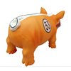 Latex Pig with Sun Glasses Style Dog Toy (Orange)