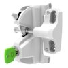D&D Technologies LL3PWAWT LokkLatch Plus, Locking Privacy Gate Gravity Latch, Key Lockable on Both Sides of Gate, for Metal, Wood, and Vinyl Fences, White