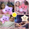 Subao Sensory Toys for Kids,14" Toddler Pillow with Light & Music,Twinkle Plush Star Night Light Cushion Autism Sensory Toys for Toddlers Age 3 4 5 6 7 8 9 10,Birthday Xmas Gifts for Boys Girls Pink