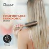 Bombshell Sustainable Round Hair Brush — Birch Wood and Cork Handle Hairbrush with Boar Bristles, Ergonomic Boar Bristle for Blow Drying, Curling, and Styling 1.75 inch