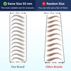 Bliss and Beyond USA | Waterproof Eyebrow Tattoo Stickers. A real hair stroke look. Hair replacement without surgery. Solution for hair loss. Bushy Tinted eyebrow tattoos. (Dramatic Hollywood, Brown)