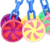 Bonka Bird Toys 1478 Roller 5" by 3.50", Parrot Puzzle Pull Cage Toy, Parrotlet, Budgies, Conures, and Similar