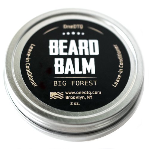 Big Forest Beard Balm - Beard Butter for Men 2 OZ - Blend of Premium Organic Oils & Shea Butter - Light Hold - Great for Grooming Facial Hair of All Lengths & Styles