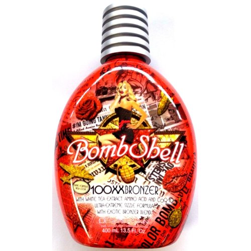 Designer Skin Bombshell Tanning Bed Lotion 100x Hot Tingle Bronzer 400 Ml 13.5 Oz Bottle