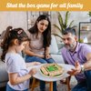 Wooderma Shut The Box Game (2-4 Players), Wooden Shut The Box Dice Game, Wooden Board Game for Adults Kids, for Family Classroom Home or Bar