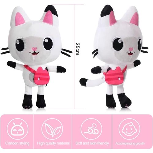 Cute Plush Toys Collection, 7-8 inch Soft and Cuddly Stuffed Purr-ific Plush Toys for Kids Ages 3 and up, Great Gift for Birthdays and Special Occasions (Pandy Paws)