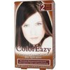 ColorEazy Permanent Cream Hair Color 2 Dark Brown - 3.47 oz,(De La Ritz)