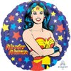 Wonder Woman Balloon Bouquet - 5 Foil Balloons Bundle