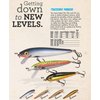 Rebel Lures Tracdown Minnow Slow-Sinking Crankbait Fishing Lure - Great for Bass, Trout and Walleye, Slick Black Minnow, 2 1/2 in, 5/32 oz