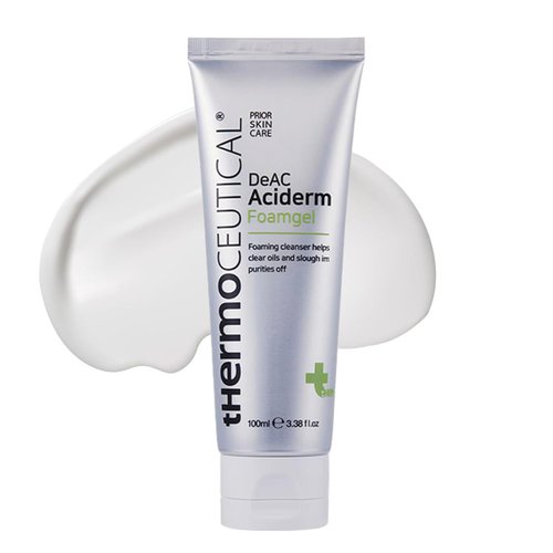 tHermoCEUTICAL DeAC Aciderm Foamgel - Acne Face Wash for Oily &amp; Acne-Prone Skin, Acne Control Exf...
