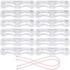 12 Pcs Reusable Eyebrow Stencil, Eyebrow Template with Elastic Band for Beginners (Eyebrow Distance 2.0-3.5cm)