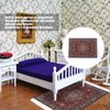 LZKW Turkishness Floral Print, Doll House Asseccories Dollhouse Furniture Dollhouse Blankets Dollhouse Accessories 1:12 Miniature Carpet for Miniature Dollhouse(Red Satin)