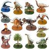 Aoriher 14 Pcs Dinosaur Honeycomb Centerpieces Dinosaur Birthday Party Decorations Dino Volcano Theme Party Table Toppers Jurassic Themed Party Supplies for Kids Girls Boys Baby Shower Party Decor