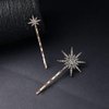 3 PCS Women Alloy Rhinestone Moon Snowflake Star Hair Clip Bobby Pins Hair Barrettes Beauty Hair Styling Accessories