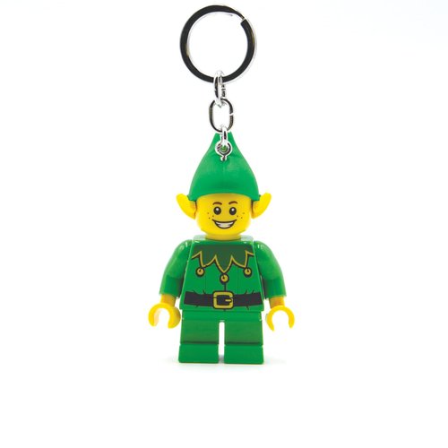 LEGO Classic Keychain Light - Elf - 3 Inch Tall Figure (KE181H), for holiday, stocking stuffer, Christmas gift giving