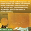2 PCS Natural Vietnamese Turmeric & Lemongrass Soap Bar, Mosquito Repellent Soap, Turmeric Soap For Face and Body, Back Acne Bath Body Soap, Anti-Acne Cleansing, Christmas Gift for Men, Women, Teen