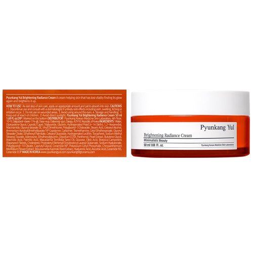 Pyunkang Yul Radiance Cream with Vitamin C and Pearl Extract, 1.69 Fluid Ounces (50 Milliliters) – Moisturizing Cream for Flawless, Radiant Skin