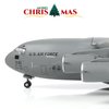 NUOTIE 1/200 C-17 GlobemasterⅢ Diecast Airplane Model Kits with Stand Harbor-Hickam AFB Transport Metal Airplane Model Pre-Build Military Aircraft (535th Airlift Squadron)