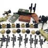 ZHX Weapon Pack Military Weapon Accessories Army Guns Simulate Battle Building Blocks Brick Toys for Kids