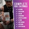 ALPHA LION Superhuman Intra Workout Powder for Men & Women, Amino Acids Drink, Muscle Recovery Supplement, BCAA Powder, Electrolytes & Hydration Mix (42 Servings, Watermelon Grape Candy Flavor)