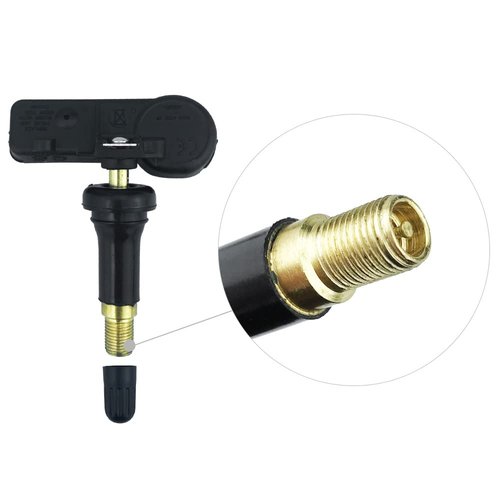 Set of 4 TPMS Tire Pressure Monitoring System Sensor 433MHz Compatible with Jeep Wrangler JK Dodge Ram Charger Replacement for 56029398AB 68142397AA 68241067AA 68241067AB