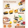 MOTGOM Sorting Toys for Toddlers - 54Pcs Learning Education Sorting Games, Animals Dinosaurs Insects Fruits Foods Vehicles Balls Farm Playset, Fine Motor Montessori Preschool Gift for 2+ Year Old Kids