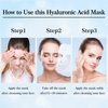 Face Mask Skin Care Hydrating Face Masks Sheets, Hyaluronic Acid Sheets Pack Deep Moisturizing Facemask Anti Aging Facial Mask for Women Skin Care Face Masks beauty- Smoothing Rejuvenating, 10 Sheets