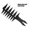 Hair Comb, Wide Tooth Comb Double Sided Comb for Hair for Hair Styling for Men(black)