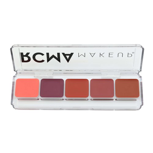 RCMA 5 Part "Series Favorites" Palette Cream Blush #2, Highly Pigmented & Blendable Shades, Cheek Blush for Professional Makeup Artists