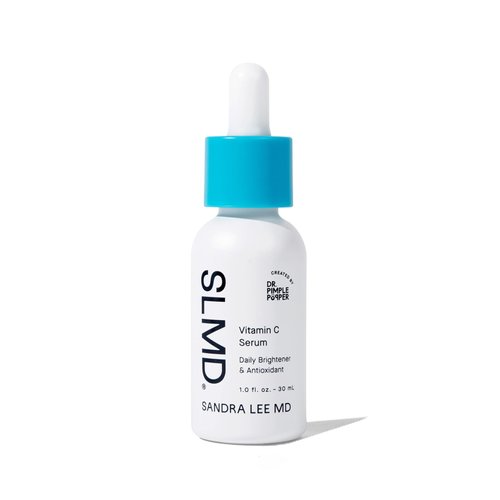 SLMD by Dr. Pimple Popper - Vitamin C Serum - Vitamin C & Hyaluronic Acid to Visibly Smooth, Hydrate and Brighten Skin - Minimize Appearance of Fine Lines & Wrinkles - 1 Fl. Oz.