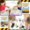 Sinmoe 36 Pieces Mini Activity Books for Kids Party Favors Construction Trucks Activity Books for Kids Including Dump Diggers Cranes Tractors for Kids Home Supplies School Activity for Birthday Gifts