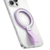 andobil [2025 Unrivaled Stability] Magnetic Phone Grip Holder for MagSafe Ring Stand Holder Kickstand Compatible with MagSafe Accessories for iPhone 16 Pro Max Plus iPhone15/14/13/12&Android,Purple