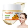 LJYBoBin Hydrating Turmeric Face Cream,Deep Cleansing Long Lasting Moisturizing Turmeric Facial Cream,Daily Non-sticky Face Moisturizer for Face & Body