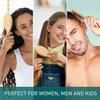 Bamboo Bristle Hair Brush for Women, Men, Kids; Dry and Wet Detangling Hair Brush Gently Enhances Shine, Smooths Frizz and Prevents Breakage in Fine and Straight, Thick and Curly Hair (oval)